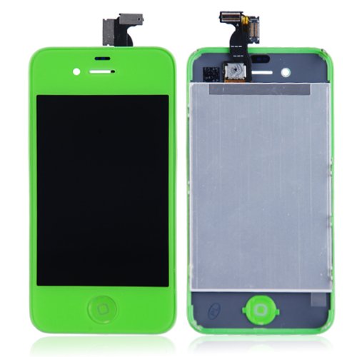 Lcd Pantalla Iphone 4G Lcd Pantalla Original LCD + Copia Touch verde